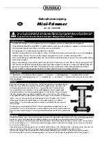 Preview for 7 page of Russka Mini-Trimmer User Instructions