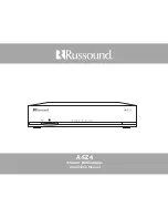 Russound A-SZ4 Installation Manual предпросмотр