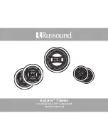 Russound ACCLAIM 7 Installation Manual предпросмотр