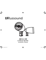 Russound AW4-LS-BR Installation Manual предпросмотр