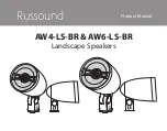 Russound AW4-LS-BR Product Manual предпросмотр