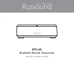 Russound BTC-2X Installation Manual preview