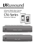 Russound CA 4.4i Instruction Manual предпросмотр