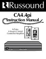 Russound CA 4.4pi Instruction Manual предпросмотр