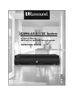 Предварительный просмотр 1 страницы Russound CAM6.6X-S1 Instruction Manual