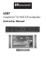 Russound Complement LCR7 Instruction Manual preview