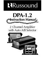 Russound DPA-1.2 Instruction Manual предпросмотр