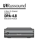 Предварительный просмотр 1 страницы Russound DPA-4.8 Instruction Manual