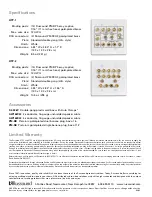 Preview for 2 page of Russound HOME THEATER PLATES Datasheet