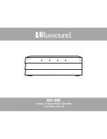 Russound R850MC Installation Manual предпросмотр