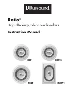 Предварительный просмотр 1 страницы Russound RATIO RC61 Instruction Manual