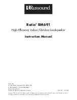 Preview for 8 page of Russound Ratio RM691 Instruction Manual