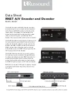 Russound RNET A-V Datasheet предпросмотр