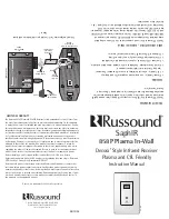 Предварительный просмотр 1 страницы Russound SaphIR 858P Plasma In-Wall Instruction Manual