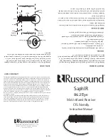 Russound SaphIR 862 Eye Instruction Manual предпросмотр