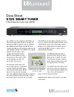 Russound ST2S Datasheet preview