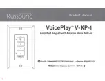 Russound V-KP-1 Product Manual preview