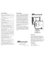 Russound VBHD KIT Manual preview