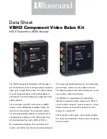 Предварительный просмотр 1 страницы Russound VBHD Datasheet