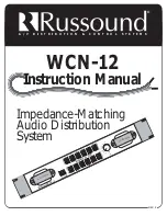 Russound WCN-12 Instruction Manual предпросмотр