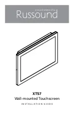 Preview for 1 page of Russound XTS7 Installation Manual