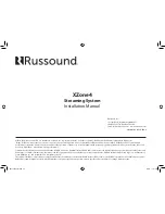 Preview for 20 page of Russound XZone4 Installation Manual