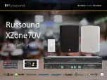 Предварительный просмотр 1 страницы Russound XZone70V Manual