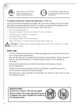 Предварительный просмотр 32 страницы RUSTA Adrenalin Advanced 759013120301 Manual