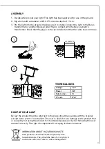 Предварительный просмотр 3 страницы RUSTA Garden Light Manual