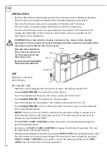 Предварительный просмотр 8 страницы RUSTA oven with grill Manual