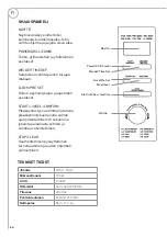 Предварительный просмотр 64 страницы RUSTA oven with grill Manual