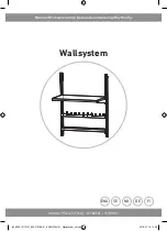 RUSTA Wallsystem 956015170101 Manual предпросмотр