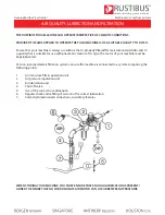 Preview for 10 page of Rustibus 400 AIR 040-3000 Operation Manual