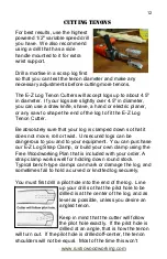 Preview for 12 page of Rustic Woodworking E-Z 45 Manual