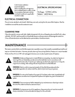 Preview for 4 page of RUSTIQUE FA23V60 Homeowners Operating Manual