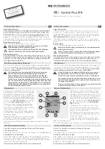 Rutenbeck Control Plus IP4 Installation Instructions предпросмотр