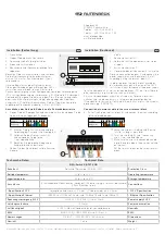 Предварительный просмотр 2 страницы Rutenbeck SR 10TX GB Installation Instructions