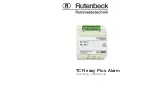 Rutenbeck TCR easy Plus Alarm Operating Instructions Manual preview