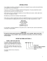 Preview for 3 page of RUTHMAN RAE Pumps GTPH 12T Series Installation, Operation And Maintenance Manual