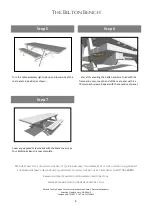 Preview for 4 page of Rutland County Garden Furniture Belton Bench Assembly Instructions