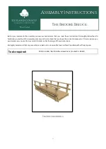 Rutland County Garden Furniture Brooke Bridge Assembly Instructions preview