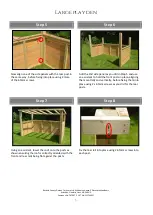 Preview for 3 page of Rutland County Garden Furniture Large play den Assembly Instructions