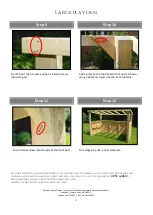 Preview for 4 page of Rutland County Garden Furniture Large play den Assembly Instructions