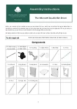 Rutland County Garden Furniture Morcott Double Bin Store Assembly Instructions preview