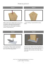 Preview for 3 page of Rutland County Garden Furniture PERGOLA FEET Assembly Instructions