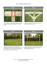 Preview for 3 page of Rutland County Garden Furniture Rutland Pergola Assembly Instructions Manual