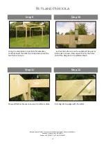 Preview for 4 page of Rutland County Garden Furniture Rutland Pergola Assembly Instructions Manual