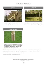 Preview for 6 page of Rutland County Garden Furniture Rutland Pergola Assembly Instructions Manual