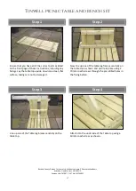 Preview for 2 page of Rutland County Garden Furniture Tinwell picnic table and bench set Assembly Instructions