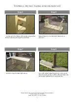 Preview for 3 page of Rutland County Garden Furniture Tinwell picnic table and bench set Assembly Instructions